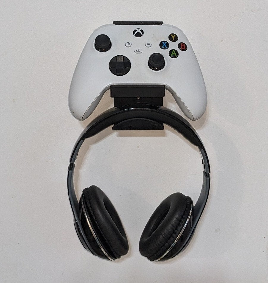 Xbox One 360 Series X & S Controller / Headphone Holder Wall Or Base Mountable