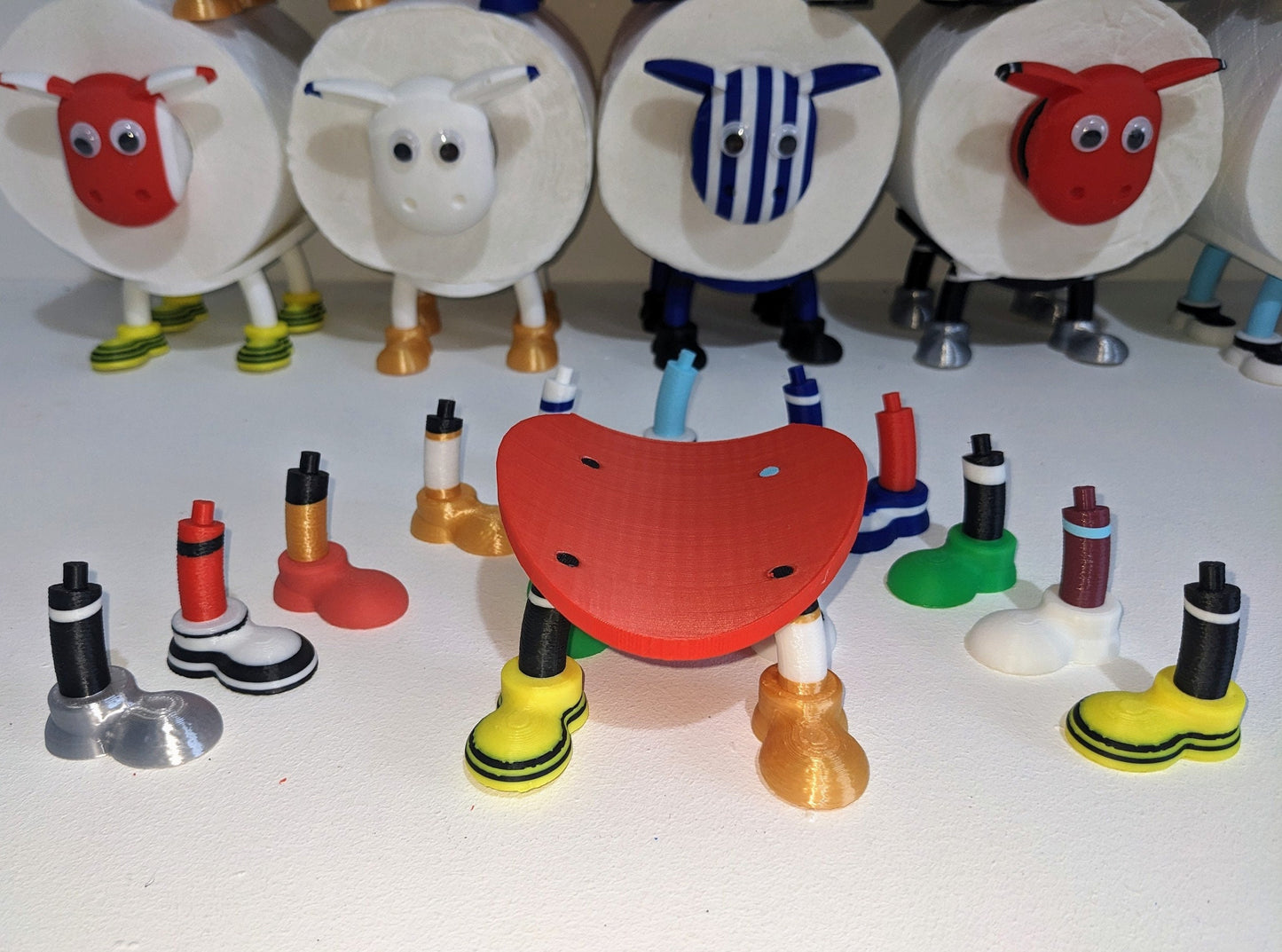 Custom made sheep toilet roll holder. Any football team strip available Your unique customisable Premier sheep with Personalised soccer kit