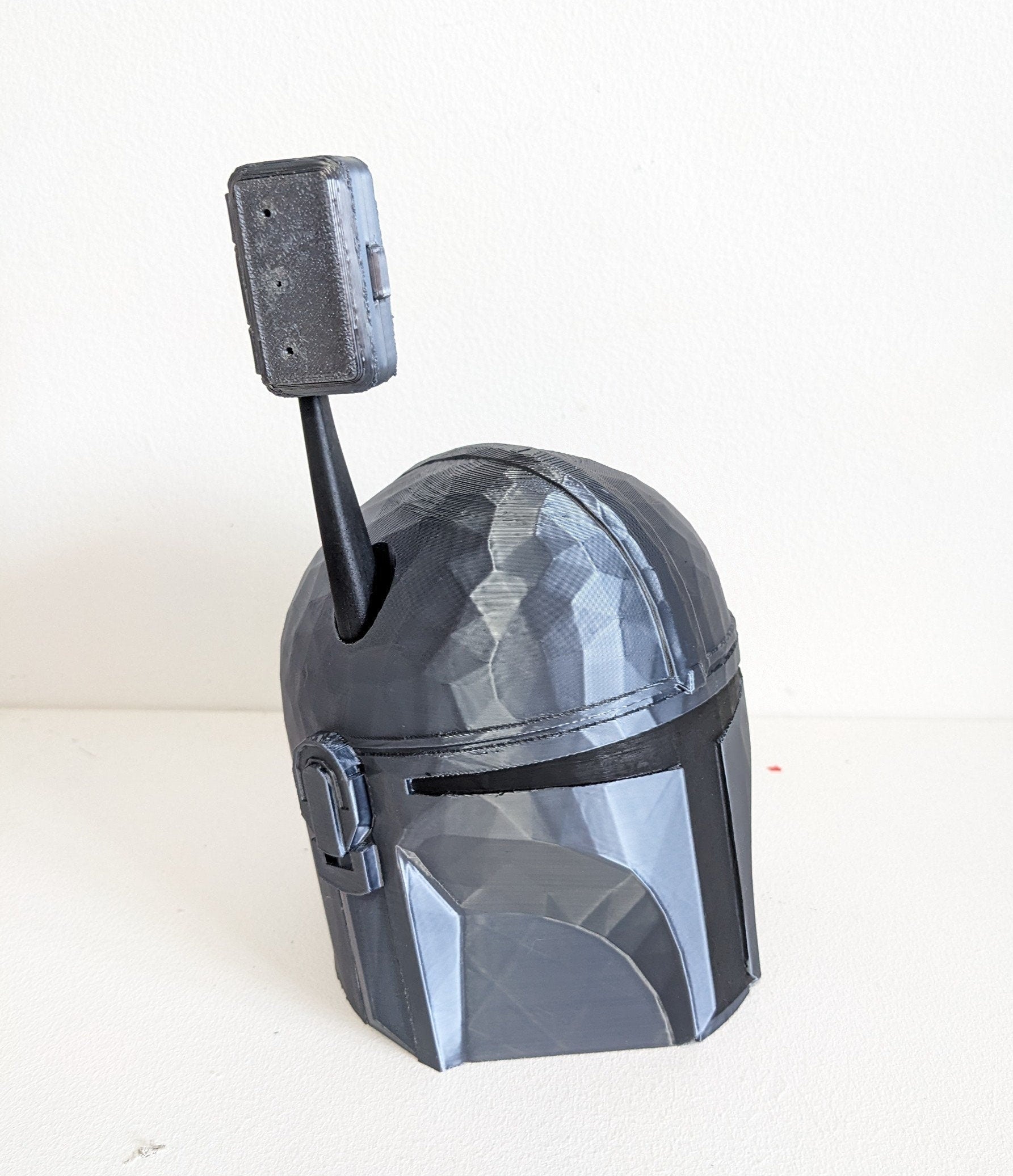 Mandelorian Helmet toothbrush holder. Star wars collectable pen holder for fathers day