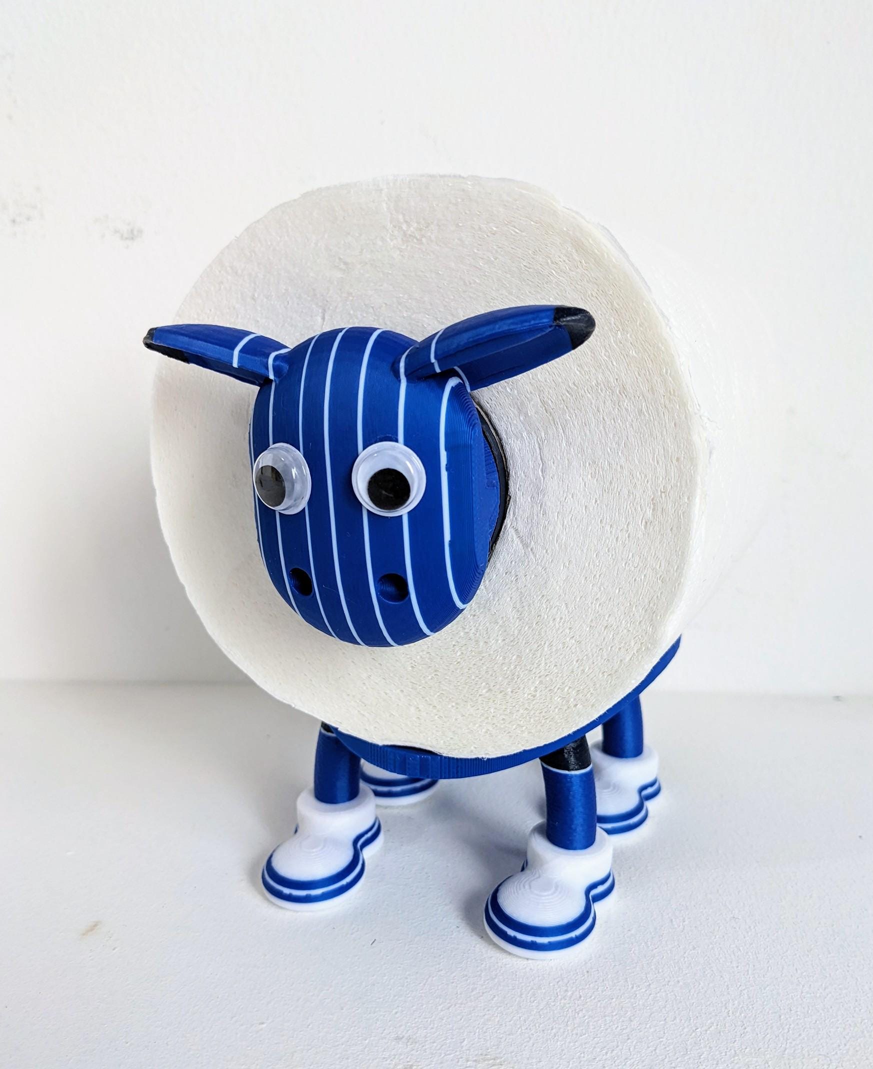 Ipswich town 2025 Premier Sheep toilet roll holder customised choice of football boots, Tractor boys spare loo roll holder