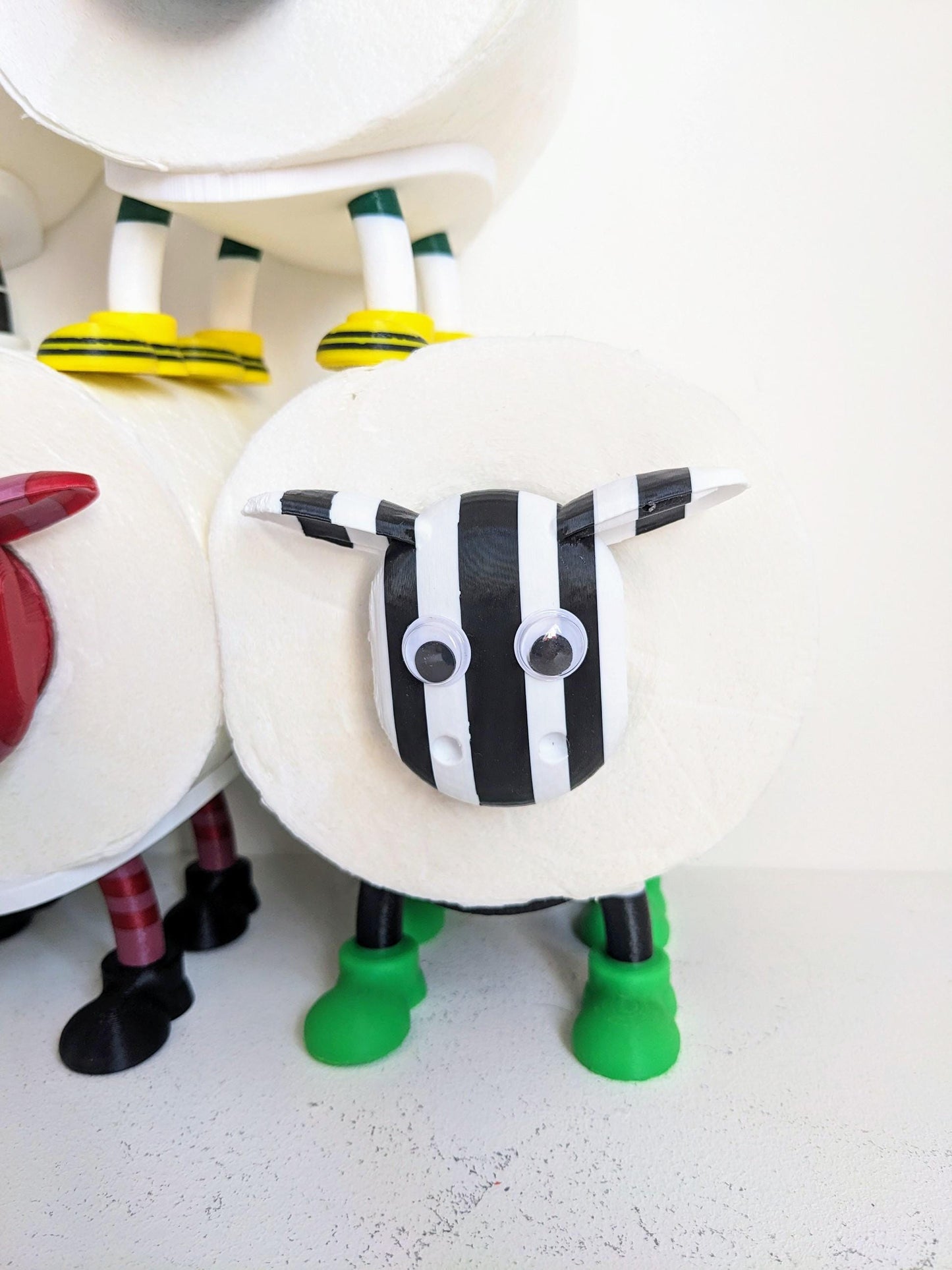 St Mirren FC 2025 Scottish Premier Sheep spare toilet roll holder with customised football boots