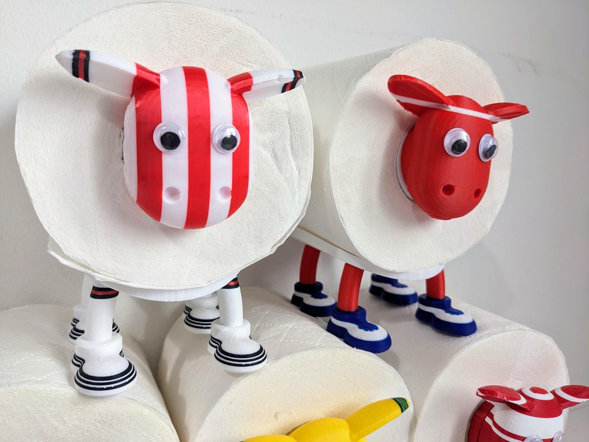 Bristol City 2025 Champion Sheep spare toilet roll holder or tissue dispenser with customised choice of the robins football boots