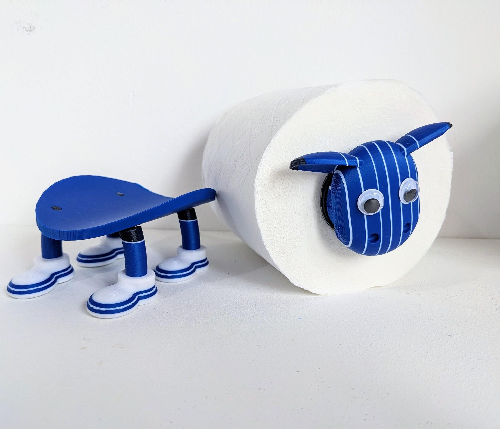 Ipswich town 2025 Premier Sheep toilet roll holder customised choice of football boots, Tractor boys spare loo roll holder