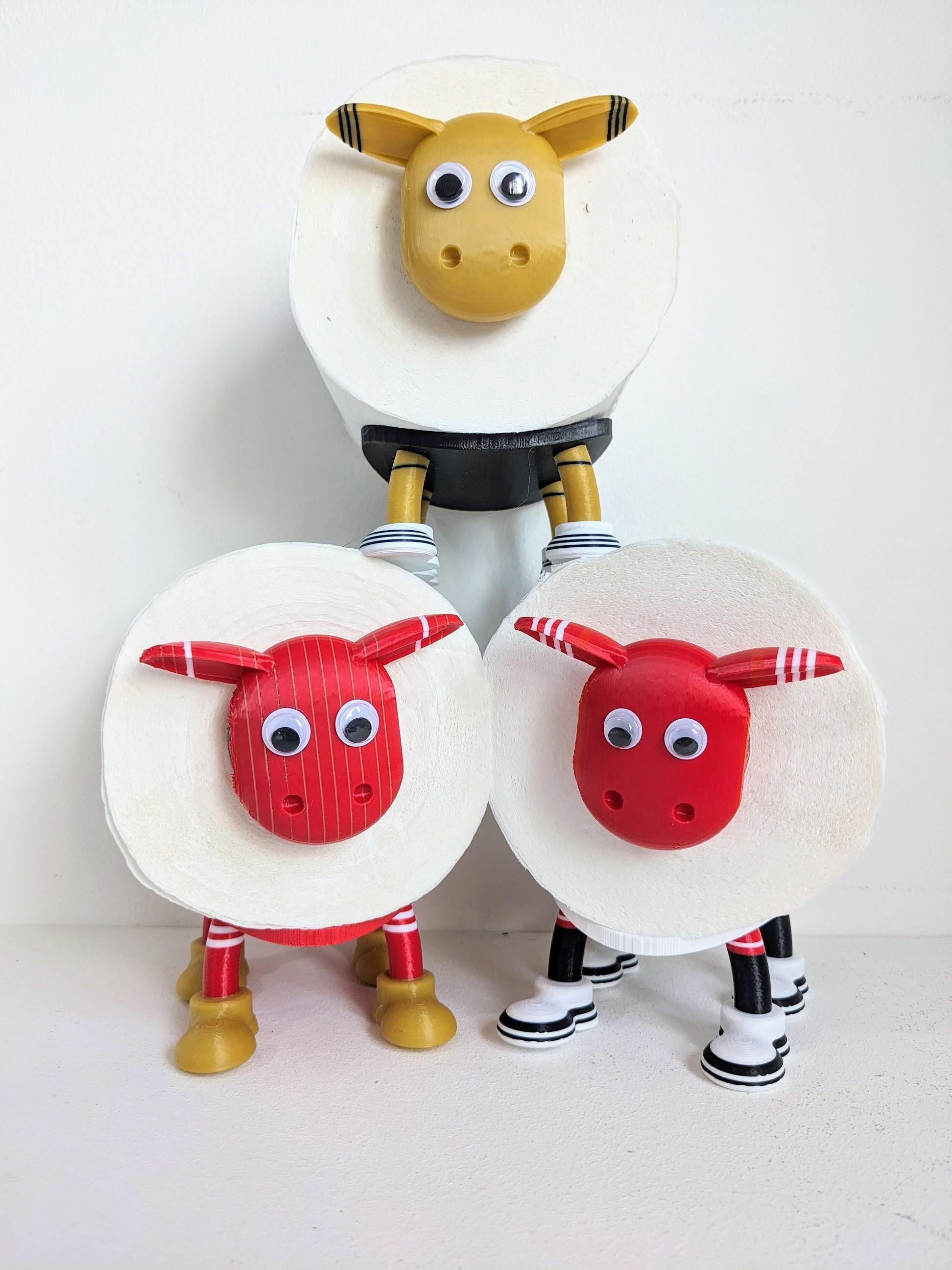 Liverpool Premier Sheep 2025 shirt spare toilet roll holder, customised choice of the reds football boots.