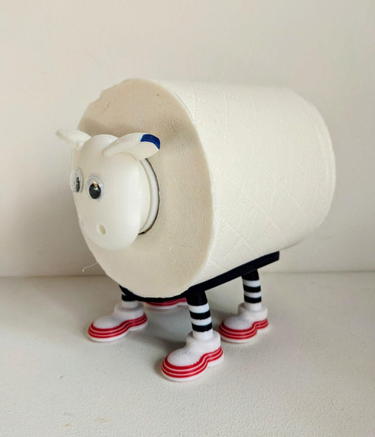 Preston North End 2025 champion sheep spare toilet roll holder customised choice of football boots