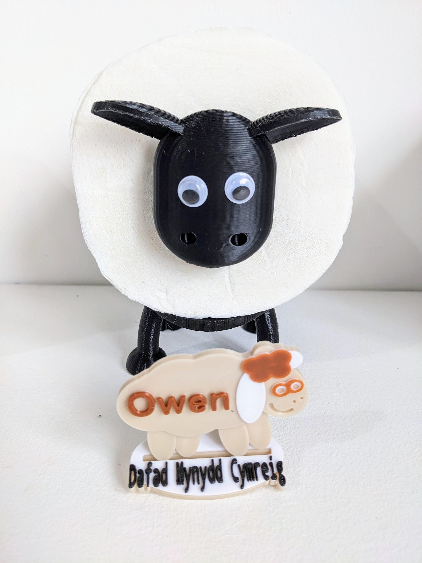 Rainbow and Black Sheep toilet roll holders universal fitting Shane Shelly Owen Ewe-Gene & Ewe- Anne the colourful flock Indivdual or sets