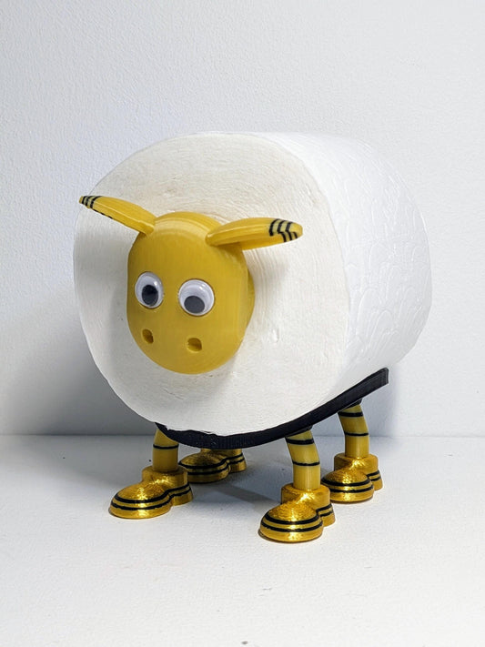 Wolverhampton Wanderers 2025 Premier Sheep spare toilet roll holder or tissue dispenser with customised choice of Wolves football boots