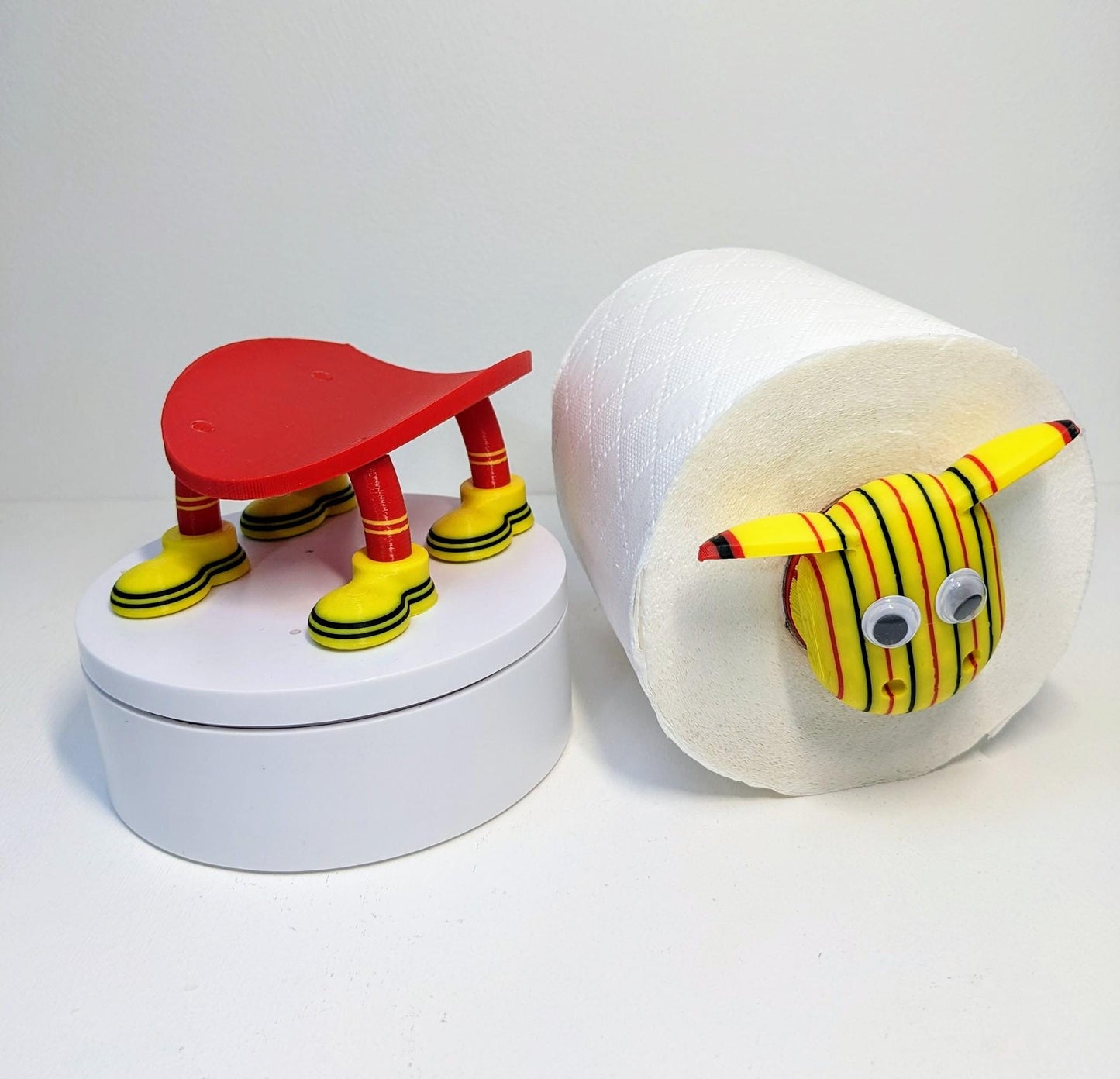 Watford 2025 Champion Sheep spare toilet roll holder or tissue dispenser with customised choice of hornets football boots