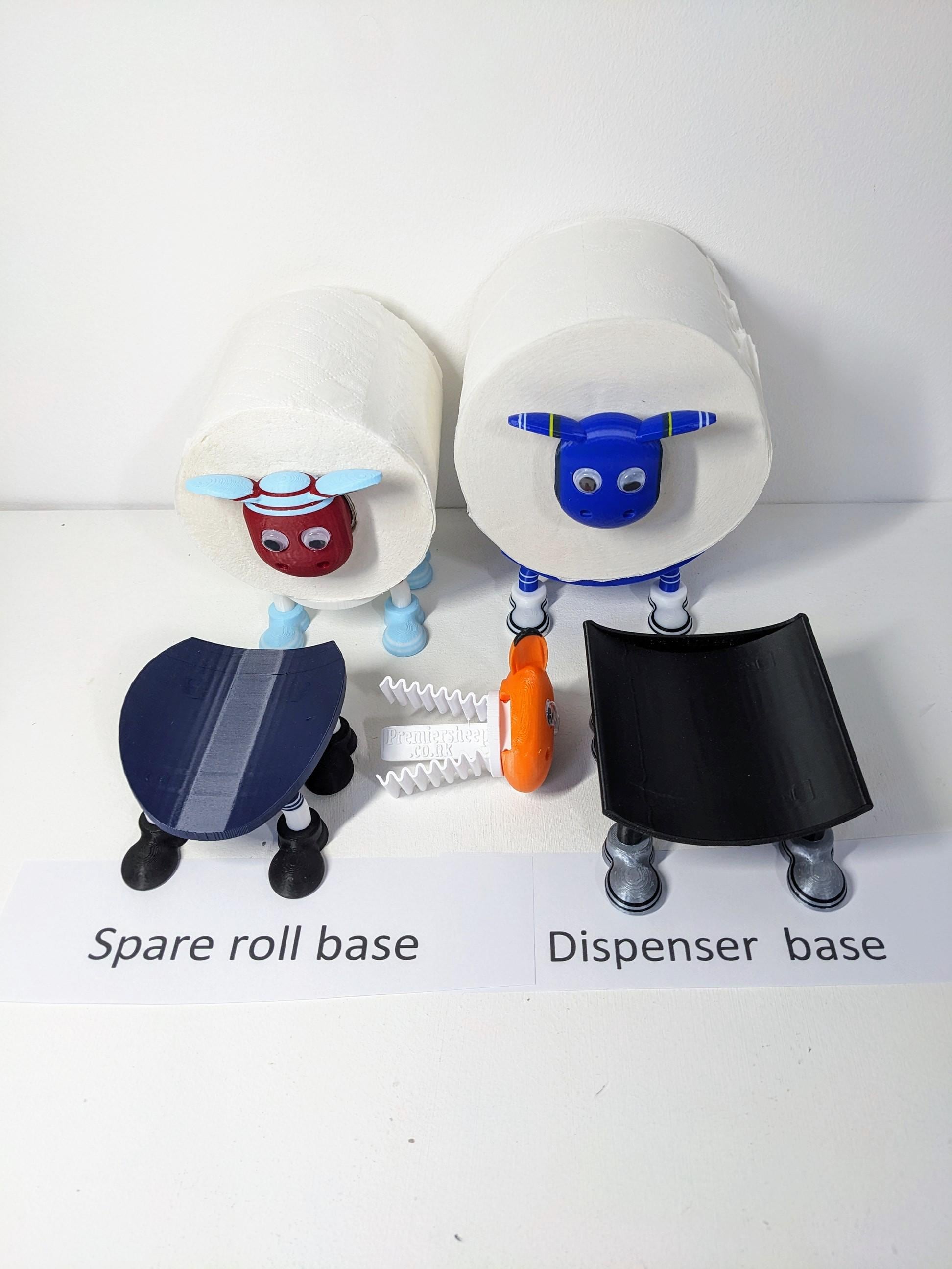 Premiersheep Newcastle United Toilet roll holder featuring the "Shepherds Check" and "Greggs blue" trim for the 2025/26 season Universal fit