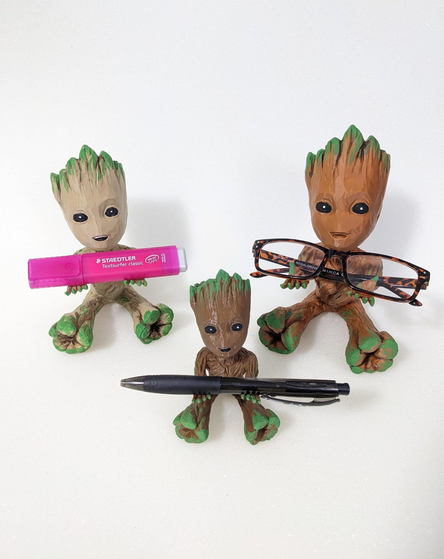 Baby Groot universal holder for remote control glasses rings pens watches mobiles game controllers