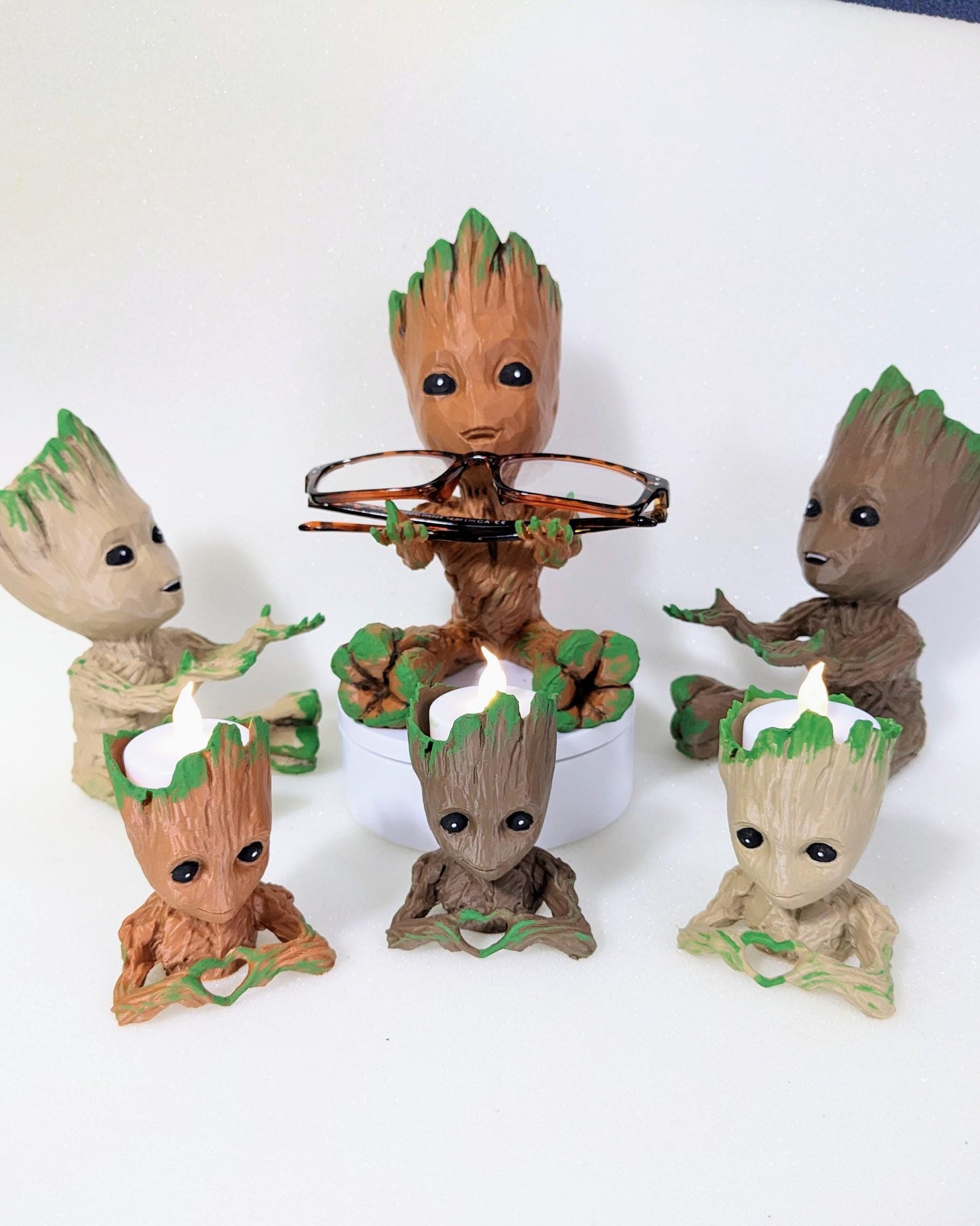 Baby Groot universal holder for remote control glasses rings pens watches mobiles game controllers