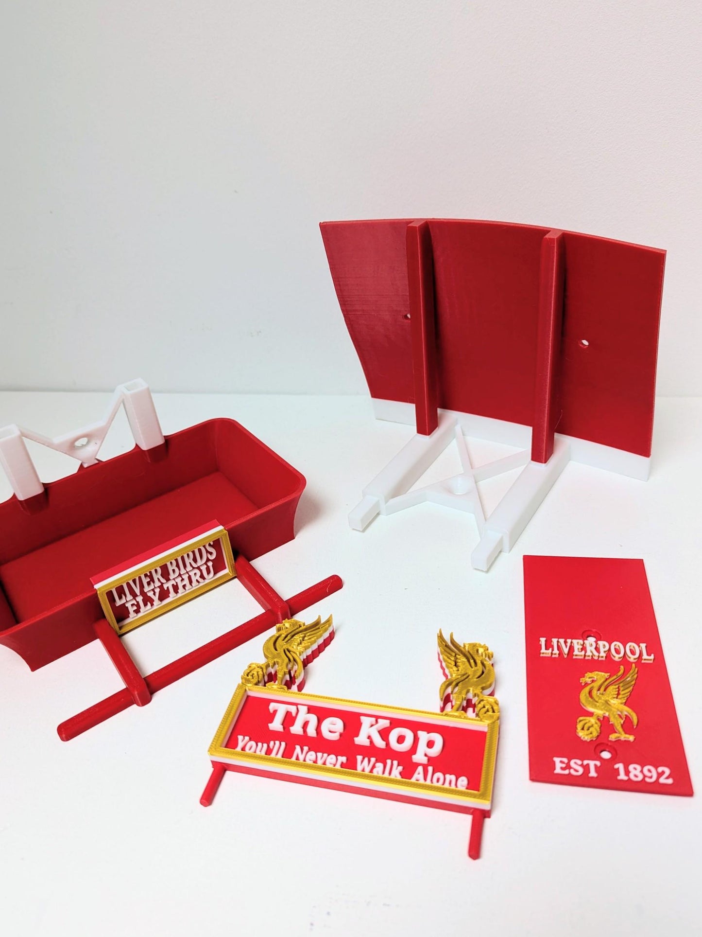 Liverpool FC Bird Feeder Feeding Station The Kop - Liver birds Anfield themed Garden Decor - Wild Food Feeder - Gift for football Fan