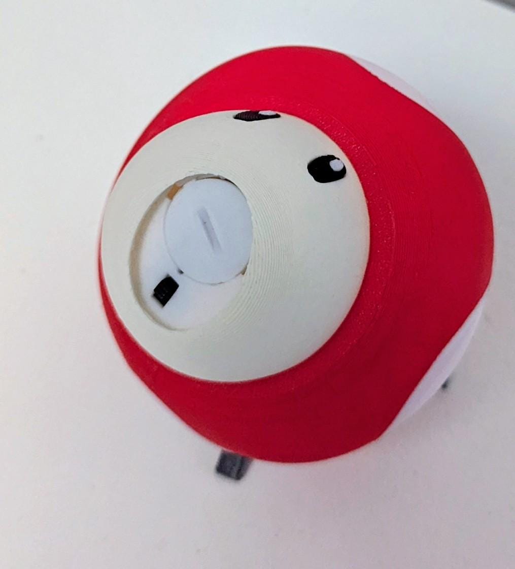 Super Mushroom Question Cube Night Light – Nintendo-Inspired Flickering LED, Skadis Hook, Tree decor or Topper & Ceiling Hanging Gift