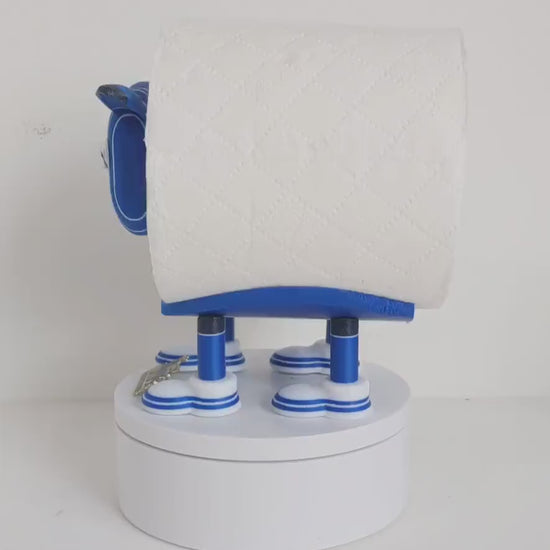 Ipswich town 2025 Premier Sheep toilet roll holder customised choice of football boots, Tractor boys spare loo roll holder