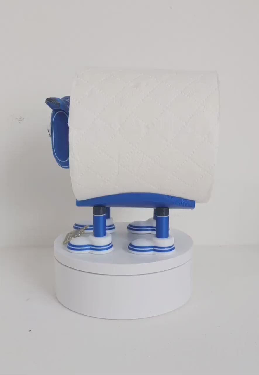 Ipswich town 2025 Premier Sheep toilet roll holder customised choice of football boots, Tractor boys spare loo roll holder