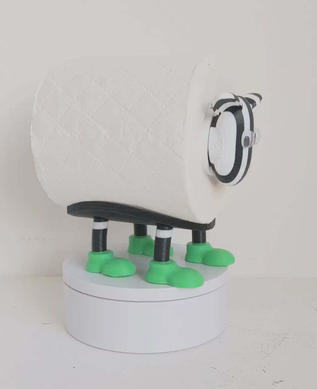 St Mirren FC 2025 Scottish Premier Sheep spare toilet roll holder with customised football boots