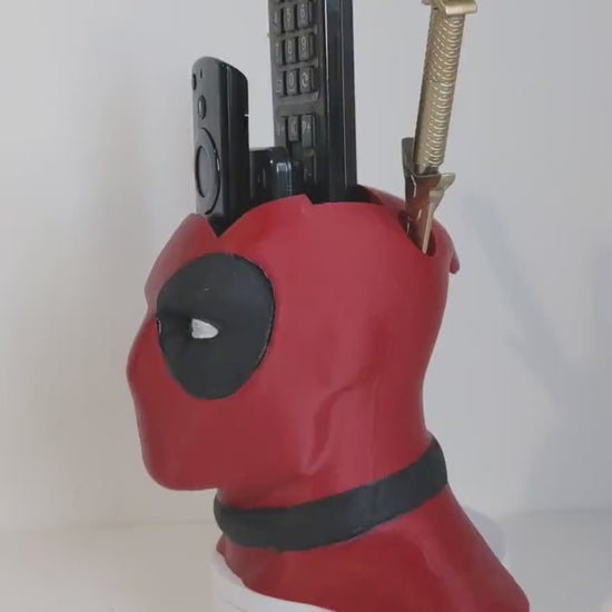 Deadpool Novelty remote control TV, DVD sound Bar Fire TV & pen universal holder