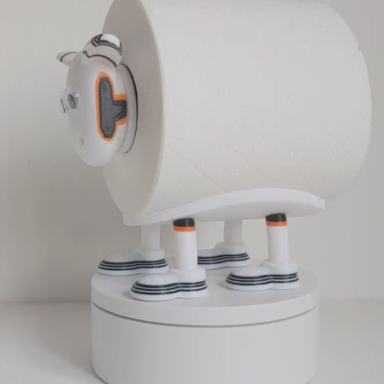 Swansea City AFC welsh 2025  Premier Sheep spare toilet roll holder or dispenser with the swans customised football boots