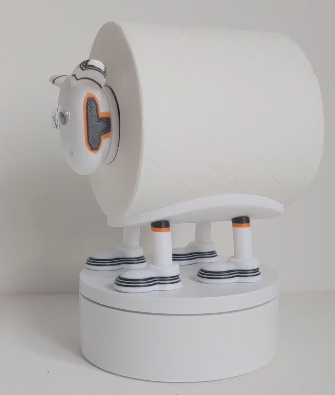 Swansea City AFC welsh 2025  Premier Sheep spare toilet roll holder or dispenser with the swans customised football boots