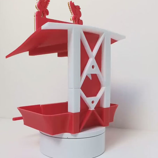 Liverpool FC Bird Feeder Feeding Station The Kop -  Liver birds Anfield themed Garden Decor - Wild Food Feeder - Gift for football Fan