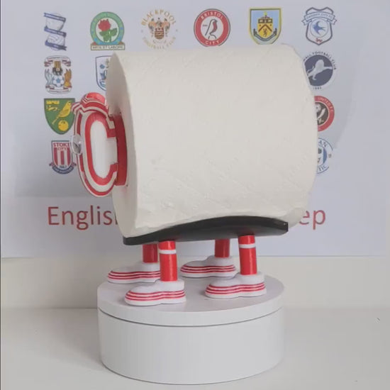 Sunderland AFC 2025 Champion Sheep spare toilet roll holder  with customised choice of makem football boots