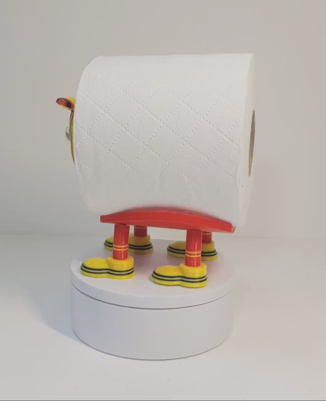 Watford 2025 Champion Sheep spare toilet roll holder with customised choice of hornets football boots