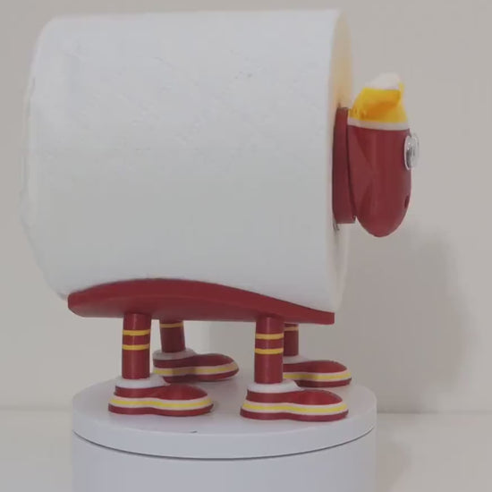 Motherwell Scottish Premier Sheep toilet roll holder. 2025 Home shirts with the steelmens customised football boots.