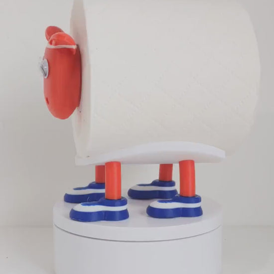 Bristol City 2025 Champion Sheep spare  toilet roll holder with customised choice of the robins football boots,