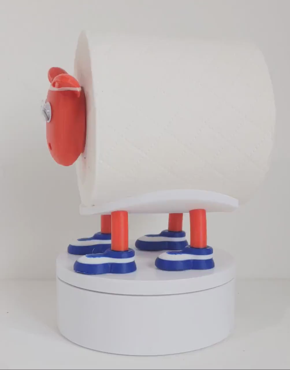 Bristol City 2025 Champion Sheep spare  toilet roll holder with customised choice of the robins football boots,