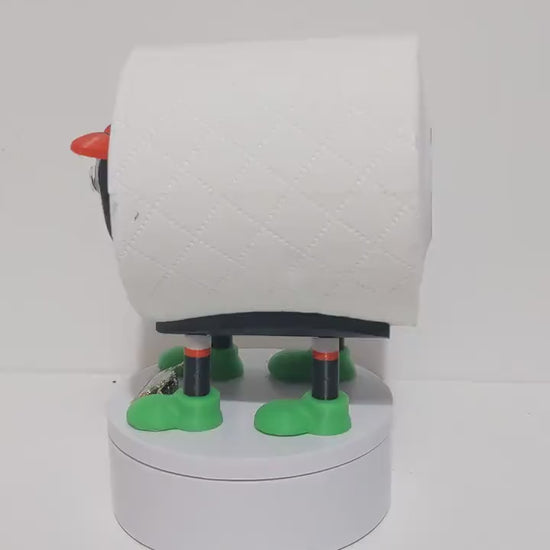 Brentford supporting Premier Sheep spare toilet roll holder with customised choice of the Bees football boots