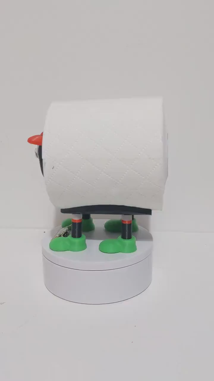 Brentford supporting Premier Sheep spare toilet roll holder with customised choice of the Bees football boots