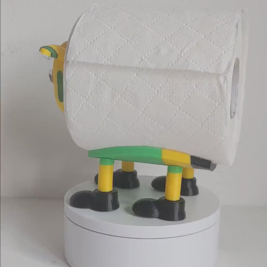 Norwich City 2025 Champion spare Sheep toilet roll holder  with customised choice of the canaries football boots