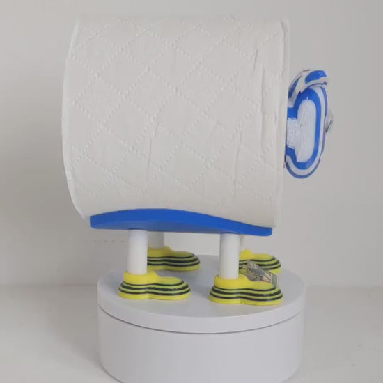 Brighton and Hove Albion 2025 Premier Sheep spare  toilet roll holder customised choice of football boots. Seagulls novelty loo roll.