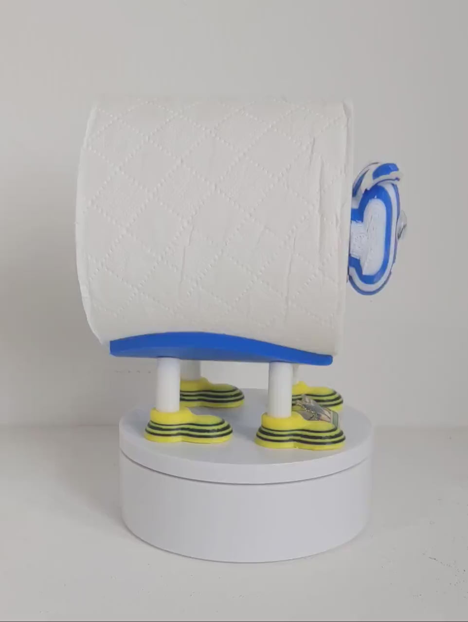 Brighton and Hove Albion 2025 Premier Sheep spare  toilet roll holder customised choice of football boots. Seagulls novelty loo roll.