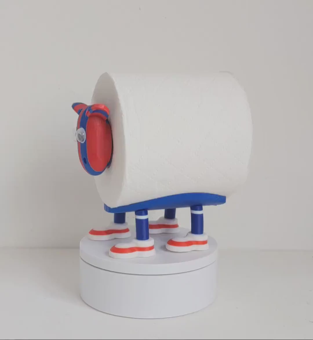 Crystal Palace Premier Sheep spare toilet roll holder 2025 shirt customised choice of football boots