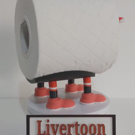 Custom made sheep toilet roll holder. Any football team strip available Your unique customisable Premier sheep with Personalised soccer kit