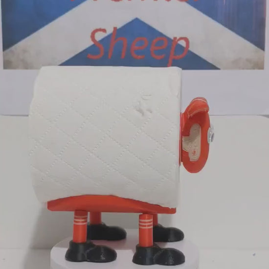 Aberdeen FC Scottish Premier Sheep toilet roll holder. 2025 Home OR away shirts with the Dons customised football boots .