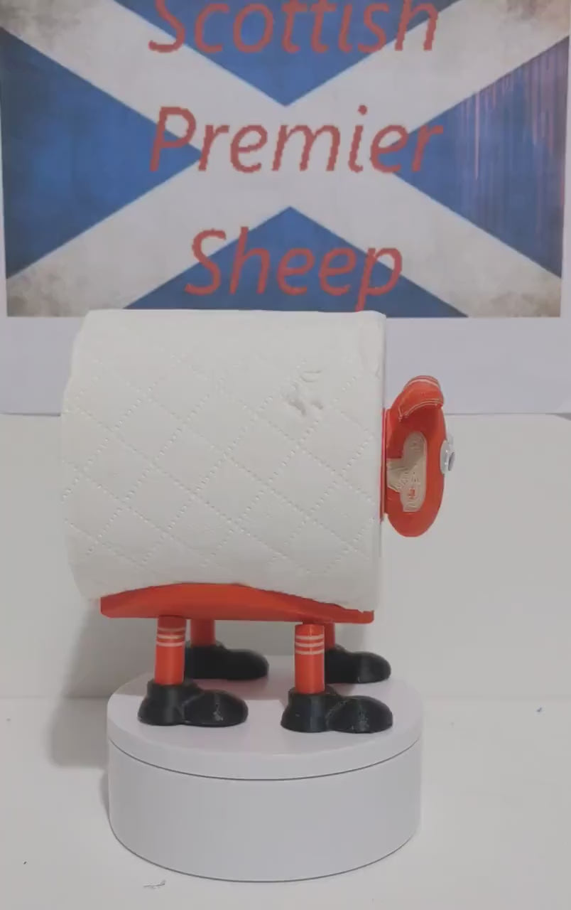 Aberdeen FC Scottish Premier Sheep toilet roll holder. 2025 Home OR away shirts with the Dons customised football boots .