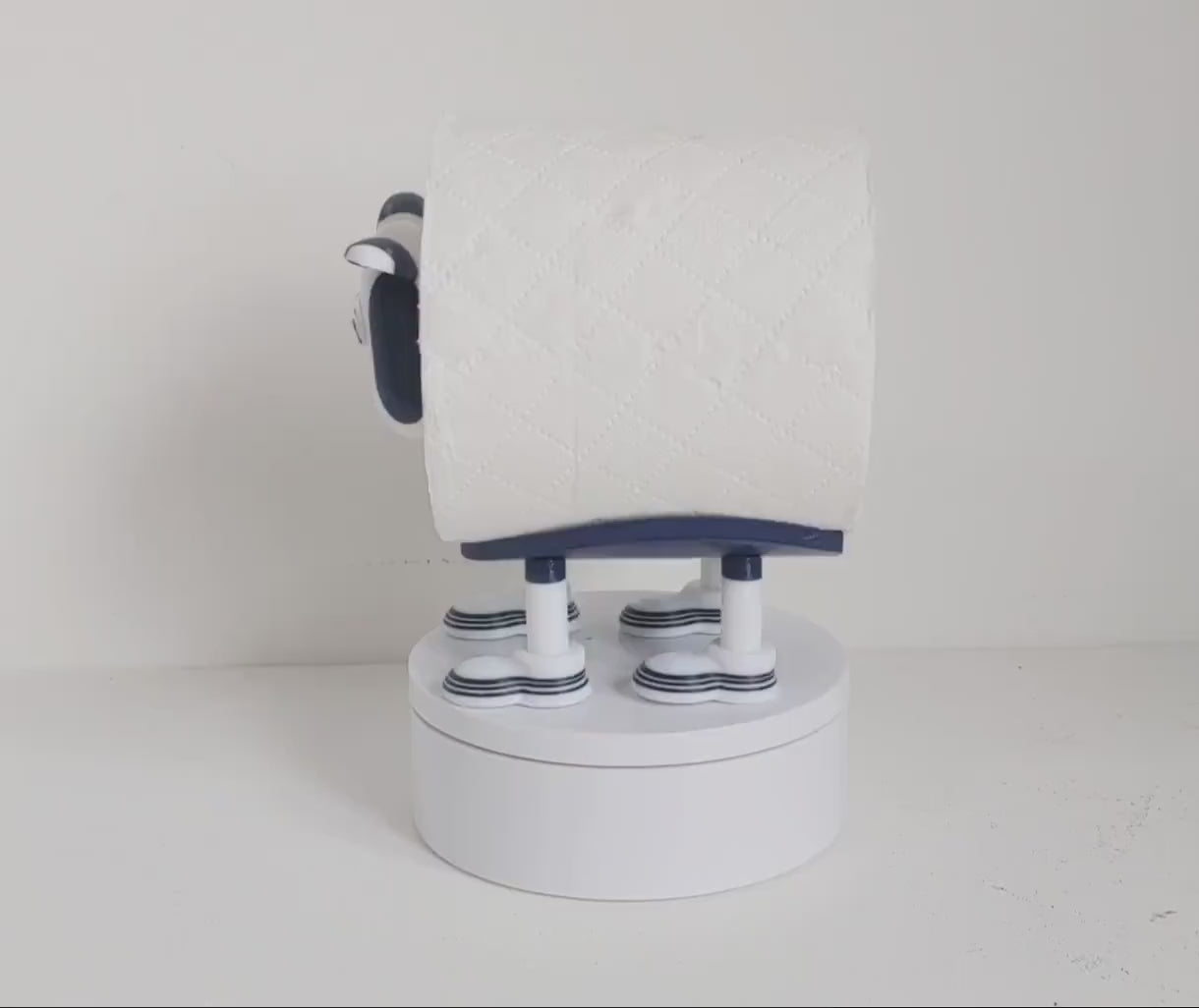 Spurs Premier Sheep spare toilet roll holder 2025 shirt with customised choice of Tottenham hotspurs football boots